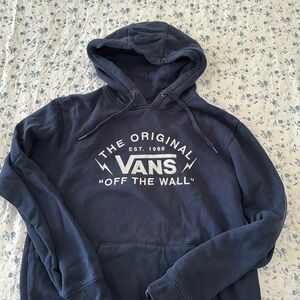 Vans original off-the-wall blue hoodie
